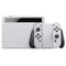 White Carbon Fiber Specialty Texture Material Nintendo Switch OLED (2021) Skin